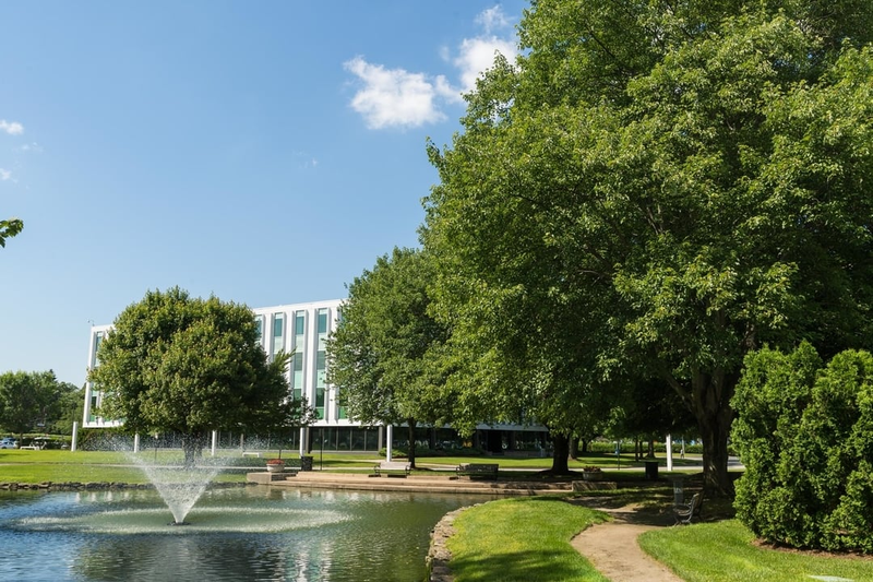 Broadacres office campus and pond