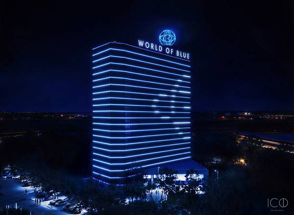 World of Blue Exterior
