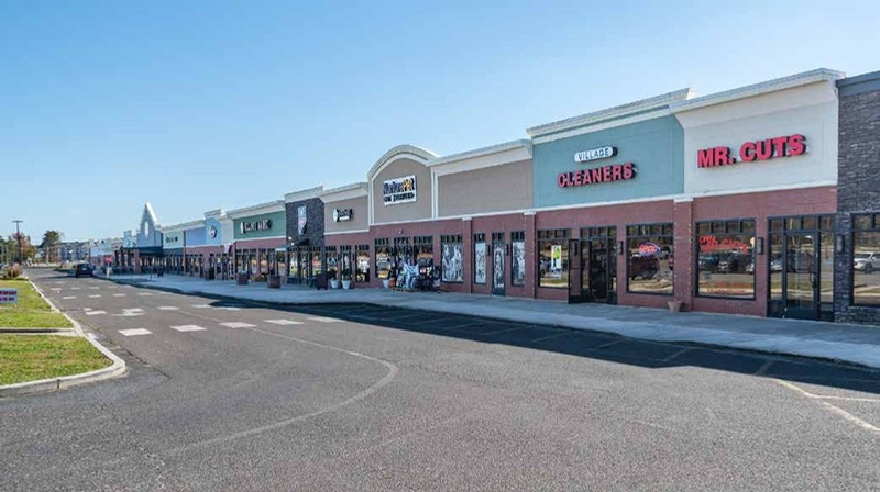 Renovated Smithville Square storefronts